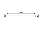 Band2, beltéri pultmegvilágító LED24W,L113,5cm, fehér
