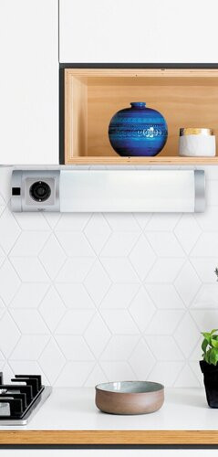 Soft2, beltéri pultmegvilágító LED5W, L45cm, ezüst