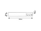 Bath2, beltéri pultmegvilágító LED10W, L50cm
