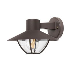 Almada, kültéri fali l.,E27 1X10W,barna