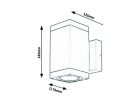 Buffalo, kültéri f.l.,GU10 2X35W,antracit