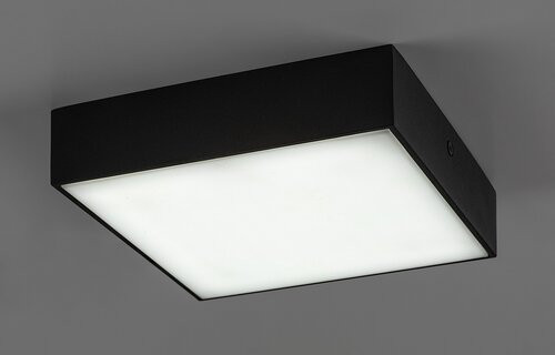 Tartu, kültéri m.lámpa,LED 18W,fekete,szögletes 