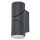 Belfast, kültéri fali l.,LED 12,9W,antracit