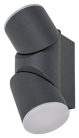 Belfast, kültéri fali l.,LED 12,9W,antracit