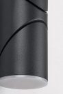 Belfast, kültéri fali l.,LED 12,9W,antracit