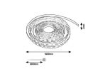 LED Strip, 40W, 3200lm, 4000K, L500cm