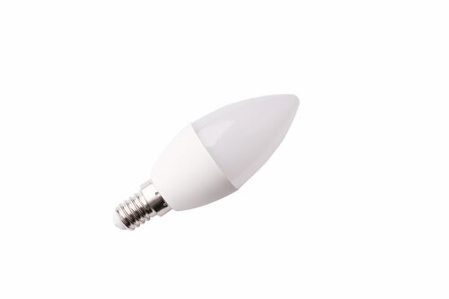 SMD LED, E14 C35, 7W, 600lm, 6500K
