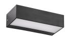 Halden,kül.fali,LED 9W,fekete,4000K