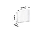 Nesna,antracit szürke,LED2X3W