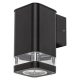 Sintra, kültéri fali lámpa,GU10 1X25W,fekete