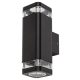 Sintra, kültéri fali lámpa,GU10 2X25W,fekete
