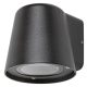 Mandal, kültéri fali lámpa,GU10 1X35W,fekete