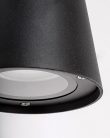 Mandal, kültéri fali lámpa,GU10 1X35W,fekete