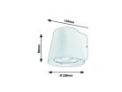 Mandal, kültéri fali lámpa,GU10 1X35W,fehér
