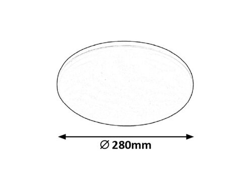 Eric, menny, LED 24W, fehér, D280mm