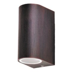 Chile kült fali GU10 2x35W a.barna IP44