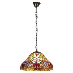 Mirella függ D41 E27 2x60W tiffany