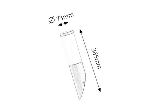 Black torch kült fali E27 25W m.fkt IP44