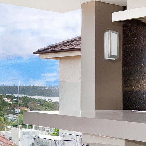 Stuttgart kültéri fali E27 14W inox IP44