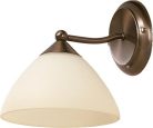 Regina falikar E14 40W bronz-krém búra