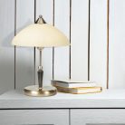 Regina asztali E14 40W bronz-krém búra