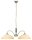 Regina 2 ágú függ E27 2x60W bronz-krém b