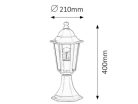 Velence kült talp40cmE27 60W fehér IP43