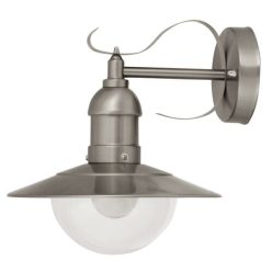 Oslo kültéri fali E27 60W, inox IP44