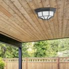 Milano kült menny E27 100W fekete IP44