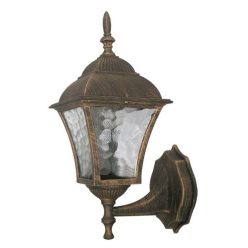 Toscana kült fali felE27 60W a.aranyIP43