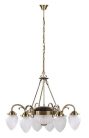 Annabella 6ágú csillár E14 6x40W bronz