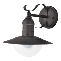 Oslo kült fali E27 60W matt fekete IP44