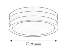 Stuttgart kültéri D28,5 E27 2x11W antracit IP44