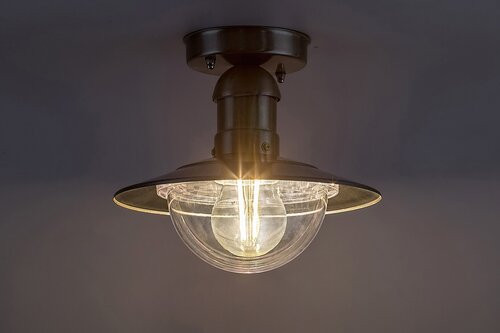Oslo kültéri mennyezeti E27 60W rm.acél IP44