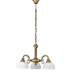 Flossi 3ágú csillár E27 3x40W bronz