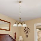 Flossi 3ágú csillár E27 3x40W bronz