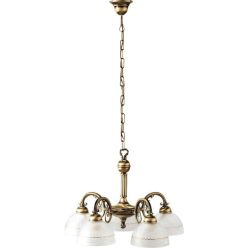 Flossi 5ágú csillár E27 5x40W bronz