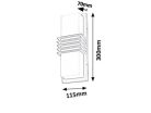 Rodez,antracit szürke,LED12W