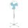 Eurolamp állóventilátor 60W, 41 cm átmérő, kék-fehér