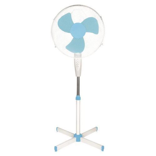 Eurolamp állóventilátor 60W, 41 cm átmérő, kék-fehér