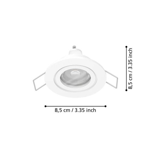 BARRANCO GU10 Süllyesztett lámpa