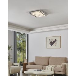 VELARDE mennyezeti lámpa acél króm / üveg átlátszó