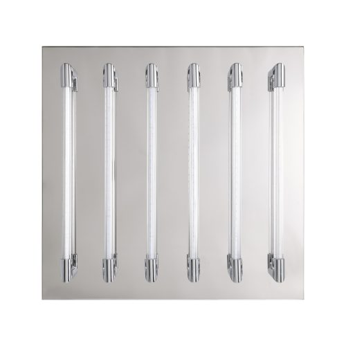 VELARDE mennyezeti lámpa acél króm / üveg átlátszó