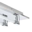 VELARDE mennyezeti lámpa acél króm / üveg átlátszó