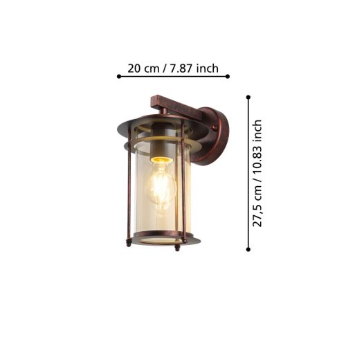 VALDEO Kültéri fali lámpa