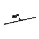 EUROLAMP ARTE ILLUMINA Lano Fali lámpa Fürdőszoba Tükör világító beépített LED Alumínium 14W 3CCT 600mm (base 80X40mm) IP44 Fekete 