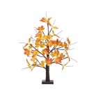 HOME ATM02 asztali juharfa dekoráció, 60 cm, 24 db melegfehér LED, időzítő, elemes tápellátás, beltéri kivitel, fekete