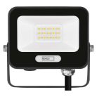 LED reflektor GLARO 10W, fekete, IP65, 1000 lm, természetes fehér