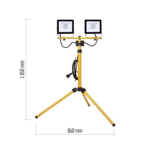 EMOS Hobby Slim LED reflektor 2x 30W + háromlábú állvány