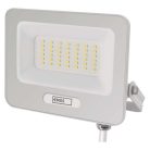 LED reflektor GLARO 30W, fehér, IP65, 3000 lm, természetes fehér